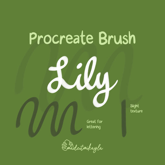 Lily Procreate Brush | MadeItMikayla