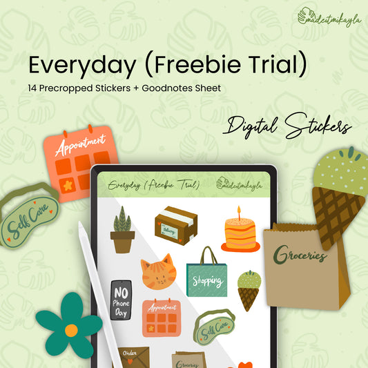 Everyday Digital Stickers | MadeItMikayla